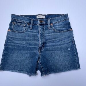 Madewell Classic Blue Denim Shorts